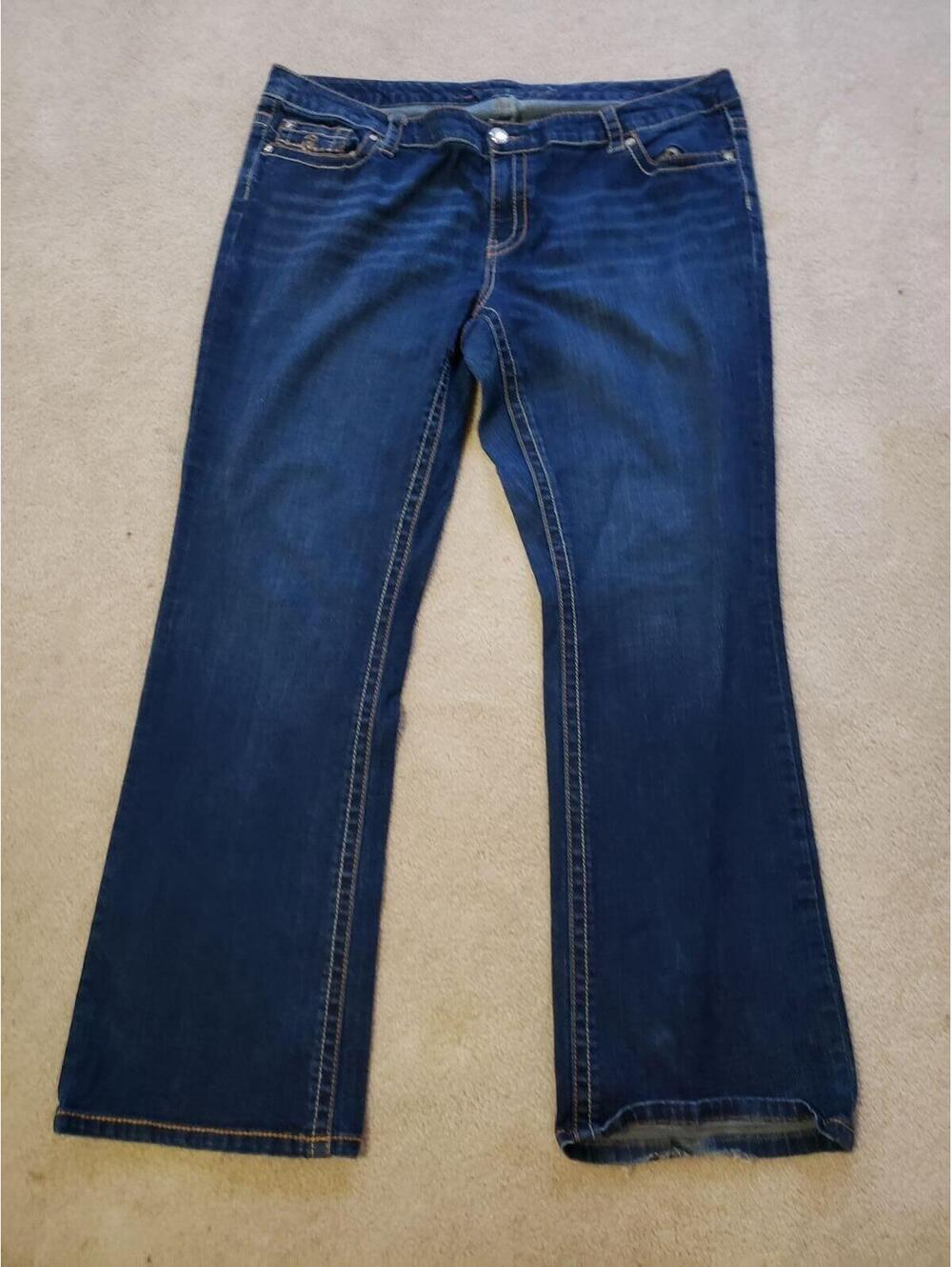 Seven 7 Crystal Bling Jeans Plus Size 24
